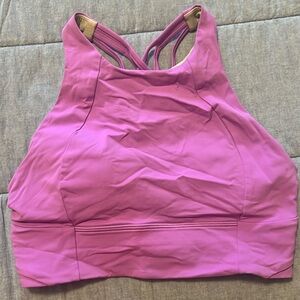 Lululemon high neck sports bra- only worn once and in great condition.